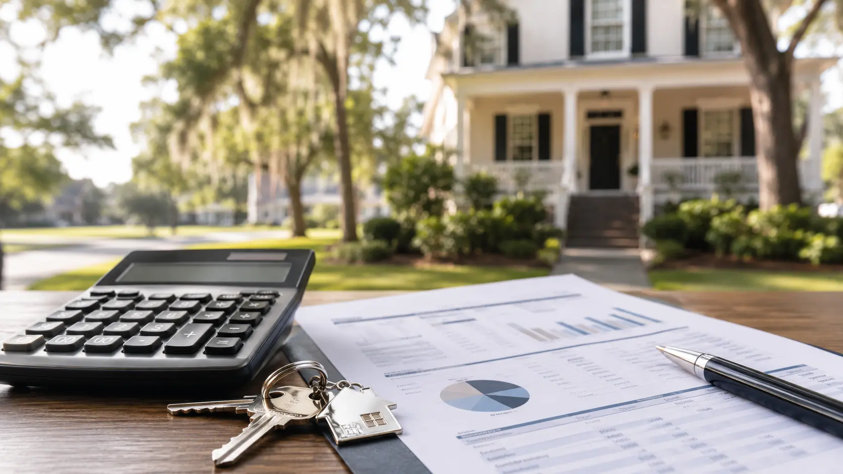 Calculator graphic comparing a cash home buyer offer versus an MLS listing net for a Savannah home