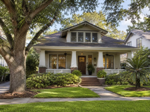 Ardsley Park bungalow in Savannah, GA representing the local we-buy-houses cash offer market