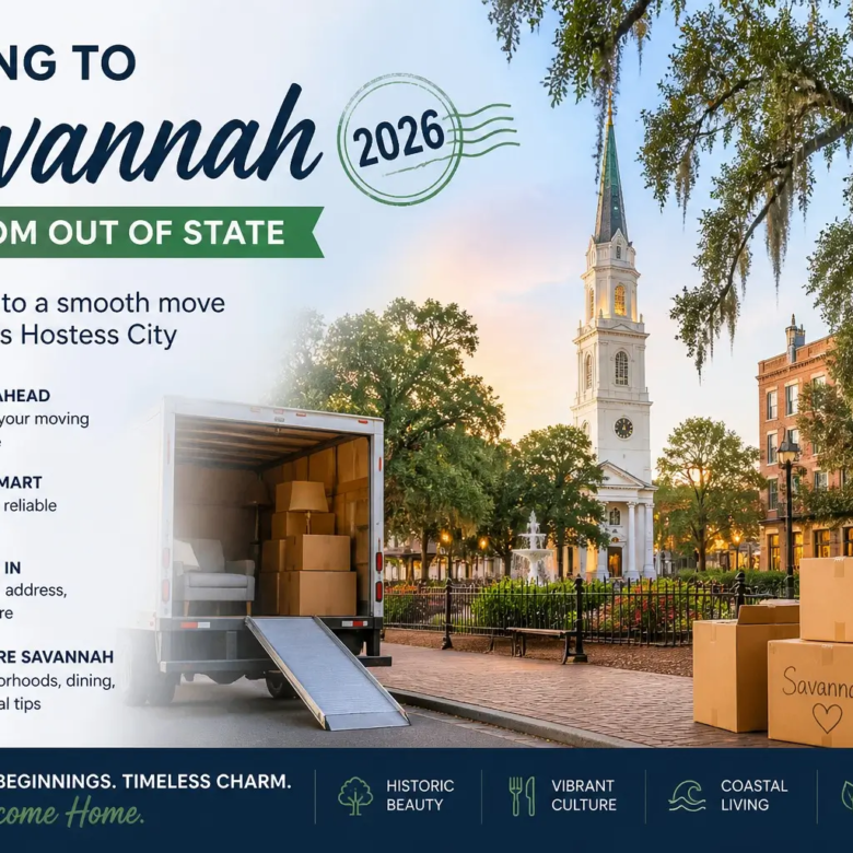 Moving to Savannah from Out of State: The Complete 2026 Relocation Checklist