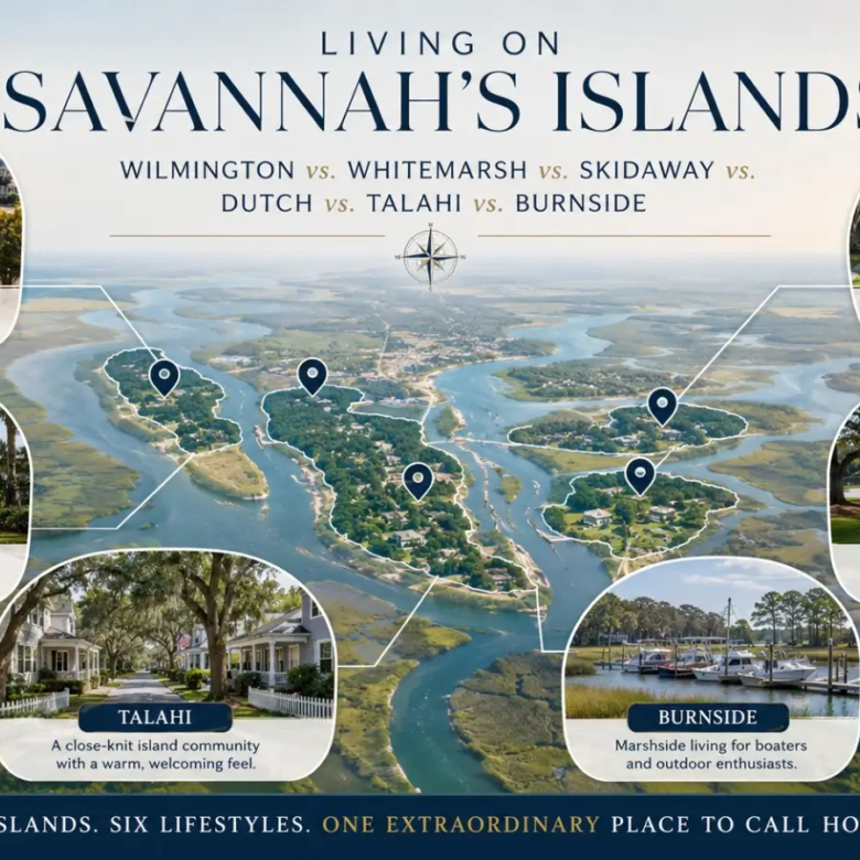 Living on Savannah’s Islands: Wilmington vs. Whitemarsh vs. Skidaway vs. Dutch vs. Talahi vs. Burnside
