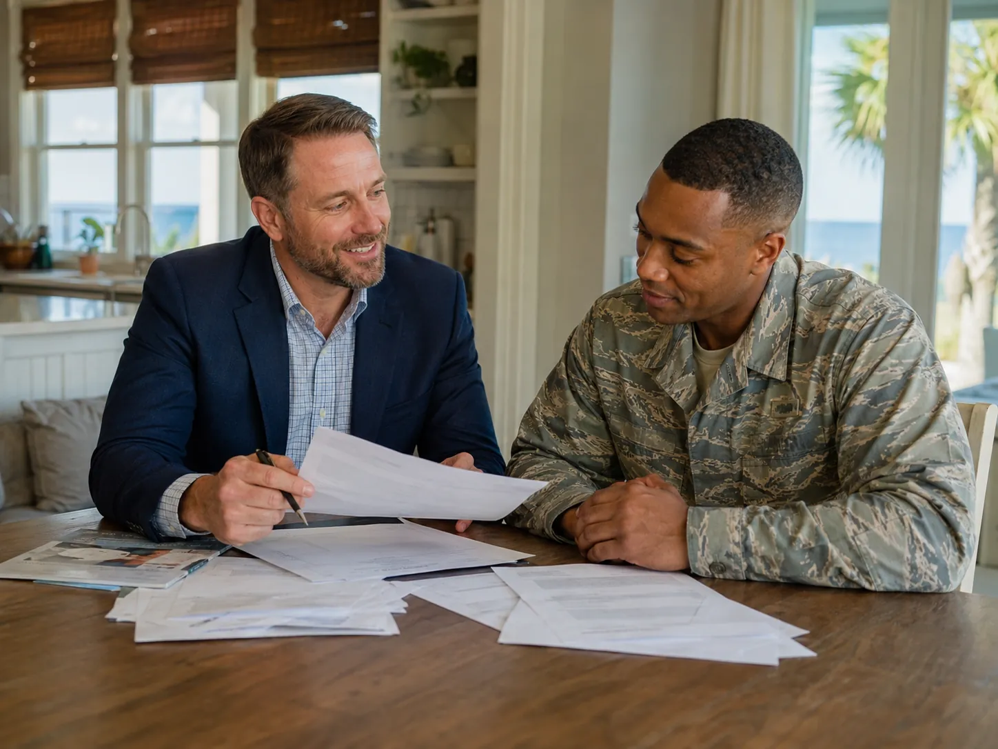 Veteran real estate agent helping a PCS buyer use a second VA loan in Coastal Georgia