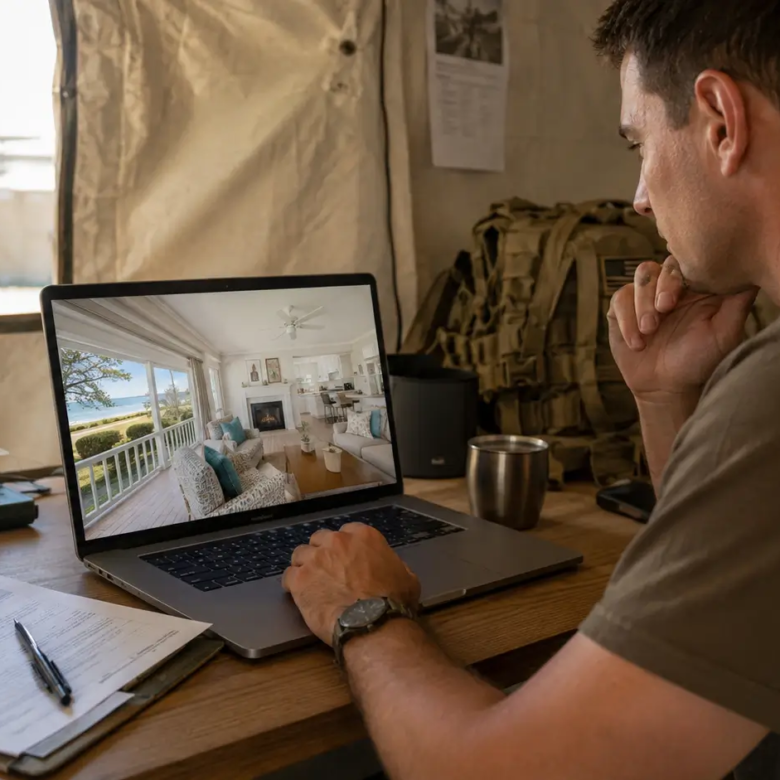 Buying a Coastal Georgia Home From Deployment: A Specific POA, RON, and Virtual-Tour Playbook