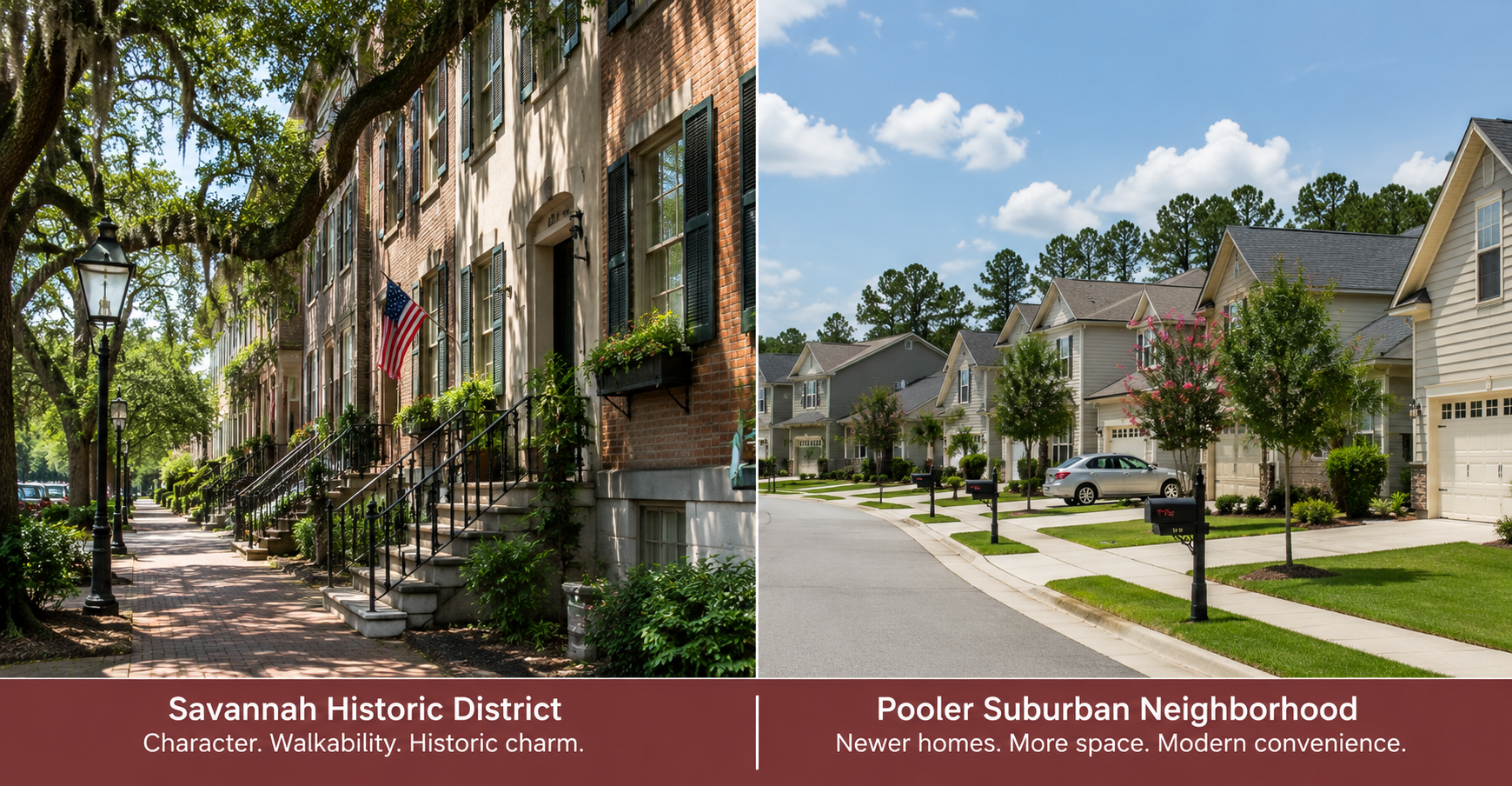 Savannah Historic District home showing architectural character subject to historic review board renovation rules